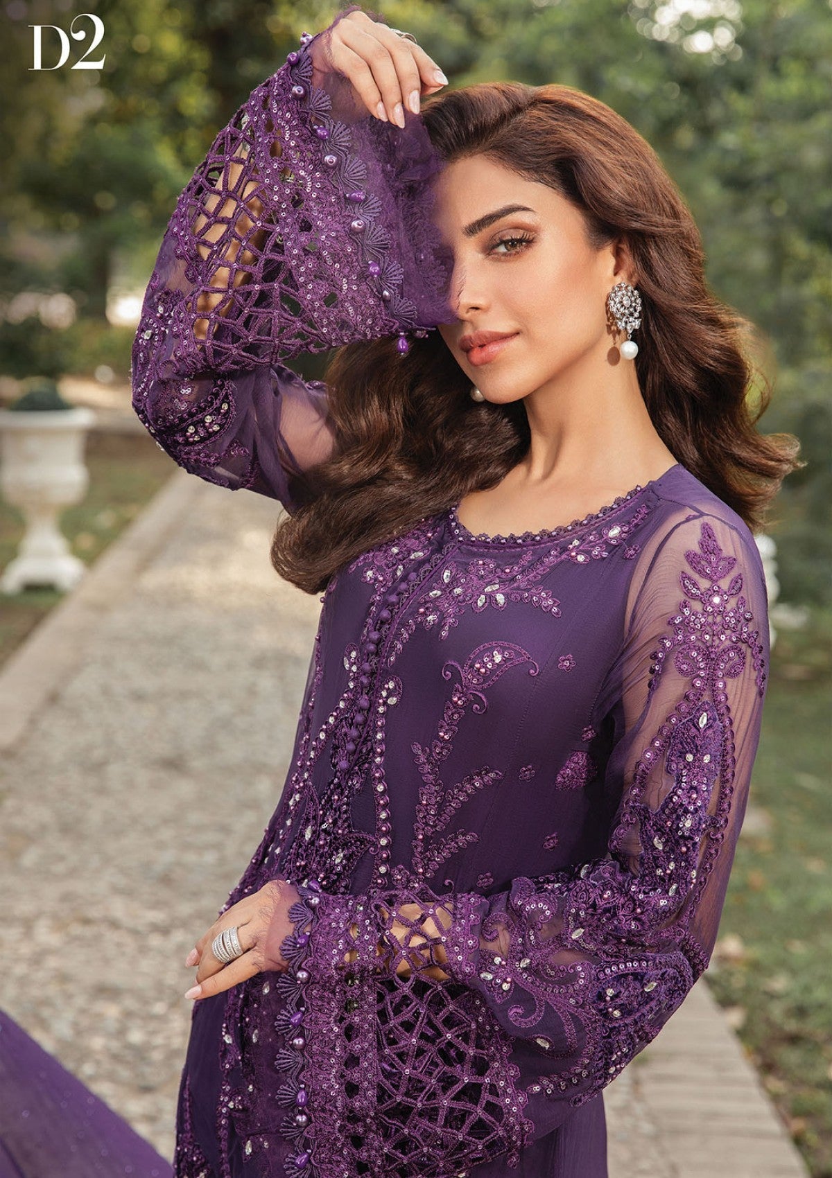 Maria B - Unstitched - Chiffon 24 - MPC24 02
