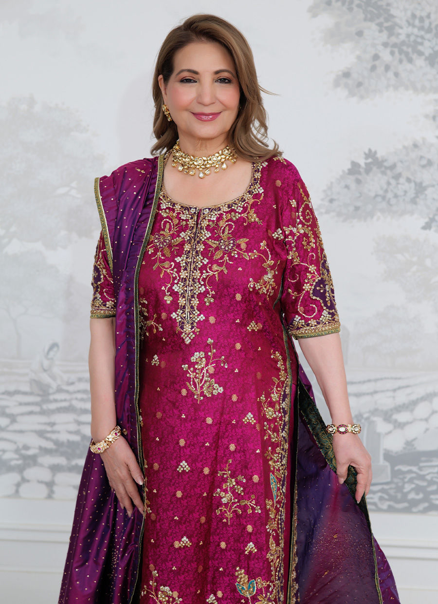 Bita Magenta Kurta - Farah Talib Aziz