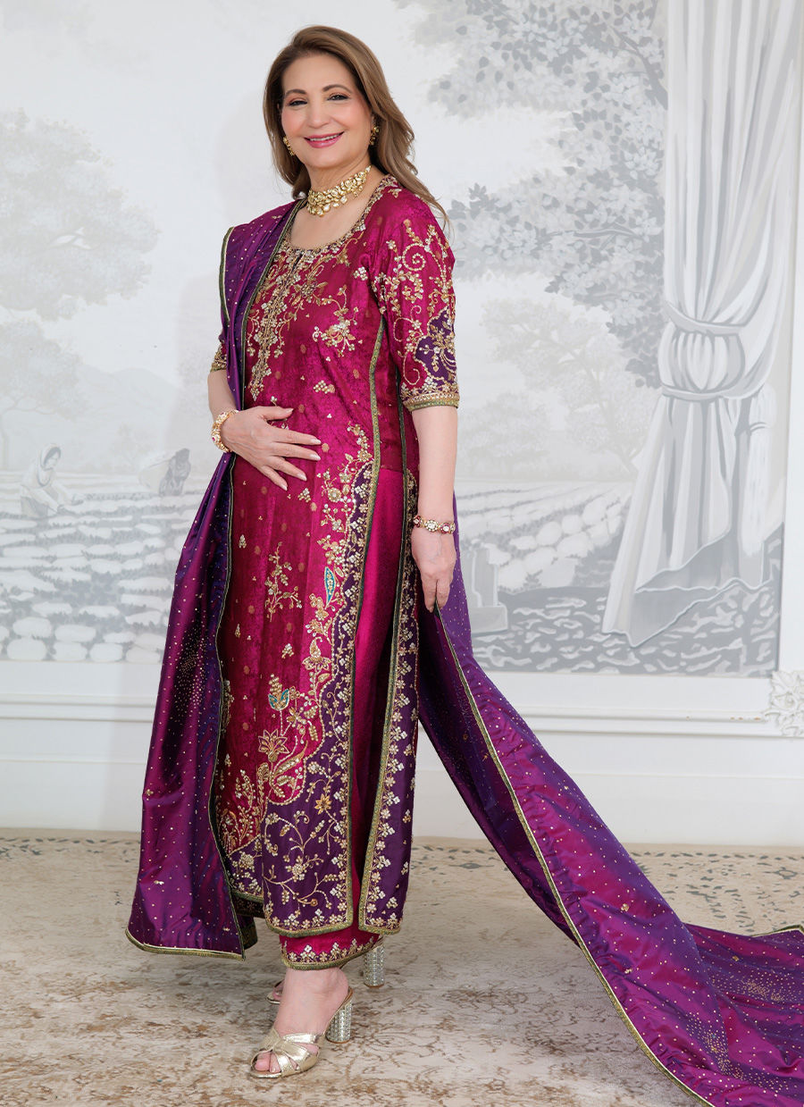 Bita Magenta Kurta - Farah Talib Aziz
