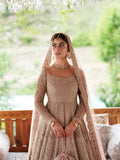 Faiza Saqlain Inspired Blush Embellished Bridal Maxi with Dupatta