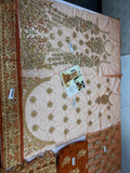 Afrozeh Inspired Rust Embroidered Gharara Suit with Dupatta