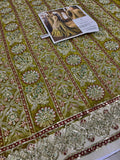 Faiza Saqlain Inspired Olive Green Embroidered Gharara Suit with Dupatta