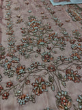 Maria B Inspired Peach Embellished Shirt and Gharara Set