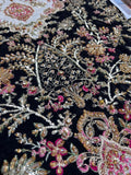 Saira Shakira Inspired Ivory Floral Embellished Suit with Black Dupatta