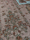 Maria B Inspired Peach Embellished Shirt and Gharara Set