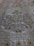 Faiza Saqlain Inspired Blush Embellished Bridal Maxi with Dupatta