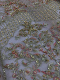 Faiza Saqlain Inspired Blush Embellished Bridal Maxi with Dupatta
