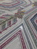 Maria B Inspired Taupe Embroidered Three Piece Suit with Dupatta