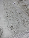 Ammara Khan Inspired Ivory Embellished Bridal Maxi with Dupatta
