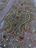 Faiza Saqlain Inspired Blush Embellished Bridal Maxi with Dupatta