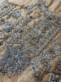 Saira Shakira Inspired Mustard Embellished Maxi with Dupatta