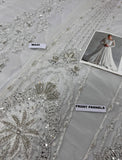Ammara Khan Inspired Ivory Embellished Bridal Maxi with Dupatta