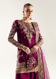 Hania - Embroidered Organza 3 Piece Unstitched Suit- HR-30