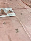 Maria B Inspired Peach Embellished Shirt and Gharara Set