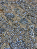 Saira Shakira Inspired Mustard Embellished Maxi with Dupatta