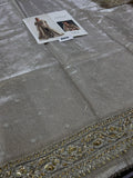 Maria B Inspired Ivory Gold Embellished Gharara Suit