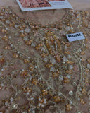 Faiza Saqlain Inspired Mahra Taupe Tiered Bridal Maxi with Dupatta