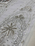Ammara Khan Inspired Ivory Embellished Bridal Maxi with Dupatta