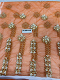 Afrozeh Inspired Rust Embroidered Gharara Suit with Dupatta