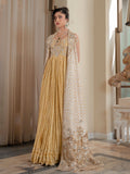 Saira Shakira Inspired Mustard Embellished Maxi with Dupatta