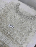 Ammara Khan Inspired Ivory Embellished Bridal Maxi with Dupatta