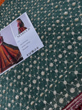 Maria B Inspired Orange Bridal Lehenga with Maroon Choli and Green Dupatta