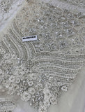 Ammara Khan Inspired Ivory Embellished Bridal Maxi with Dupatta