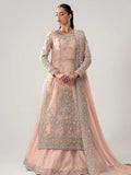 Maria B Inspired Peach Embellished Shirt and Gharara Set