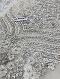 Ammara Khan Inspired Ivory Embellished Bridal Maxi with Dupatta