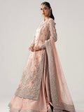 Maria B Inspired Peach Embellished Shirt and Gharara Set