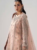 Maria B Inspired Peach Embellished Shirt and Gharara Set
