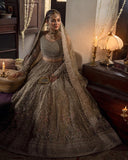 Faiza Saqlain Wedding Couture Net Embroidered Unstitched