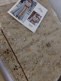 Haris Shakeel Inspired Pale Blue & Gold Embroidered Suit with Dupatta