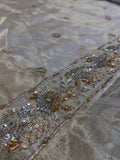 Haris Shakeel Inspired Pale Blue & Gold Embroidered Suit with Dupatta
