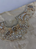 Haris Shakeel Inspired Pale Blue & Gold Embroidered Suit with Dupatta