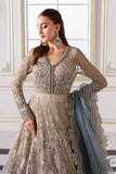 Maria B - 3 Piece Unstitched Embroidered Net Suit - BD-3002