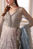 Maria B - 3 Piece Unstitched Embroidered Net Suit - BD-3002