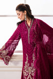 Maria B - 3 Piece Unstitched Embroidered Chiffon Suit - BD-3003