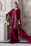 Maria B - 3 Piece Unstitched Embroidered Chiffon Suit - BD-3003