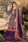 3 Piece Unstitched Embroidered Raw Silk Suit | BD-29