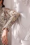 Maria B - 3 Piece Unstitched Embroidered Organza Suit - BD-3006