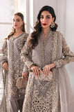 Maria B - 3 Piece Unstitched Embroidered Organza Suit - BD-3006