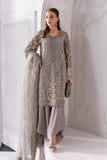 Maria B - 3 Piece Unstitched Embroidered Organza Suit - BD-3006