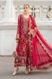 Embroidered Chiffon Suit