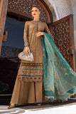 Maria B Embroidered Satin Suit - Formal - CST-808