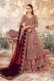 Maria B Embroidered - Salmon Pink D1-1347