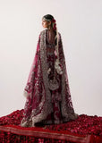 Hussain Rehar Naunihal Anari Red Satin Lehenga Set | Embellished Choli & Net Dupatta
