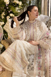 Unstitched Luxury Lawn Off White - Sobia Nazir