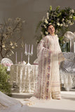 Unstitched Luxury Lawn Off White - Sobia Nazir