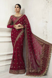 Pakistani Wedding Maroon Red Saree Dress